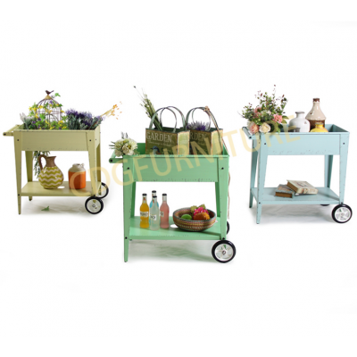 Topsale Portable Buffet Food Trolley Hot Pot Service For Restaurant Coffee Cart Handle Storage Trolley Aircraft Service Trolley