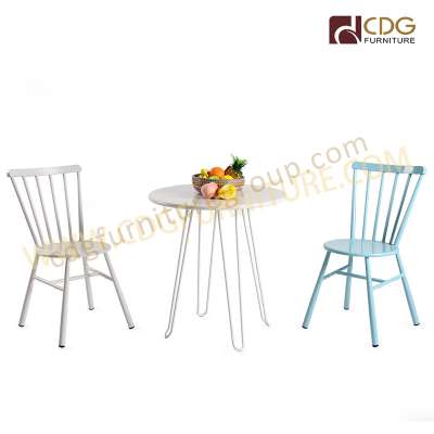 Fashion Solid Metal High Bar Table Steel Bar Counter New Design Hairpin Legs Table