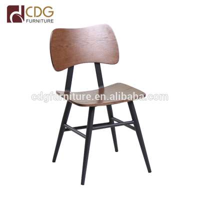 CDG Durable Steel Plywood Dining Chairs Coffee Shop Furniture Wholesale Tables And Chairs