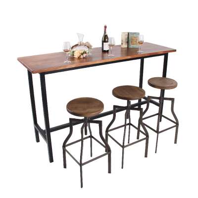 Manufacturing High Quality Power Coating Wooden Seat Barstool Chair For Bar