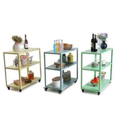 Original Factory Catering Food Service Trolley Vintage Commercial Furniture Moving Stainless Steel Food Serving Trolley