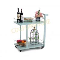 Hot Sales Display Hotel Luggage Trolley For Transportion Service Trolley With Wheels For Restaurant Use Bar Trolley For Sell